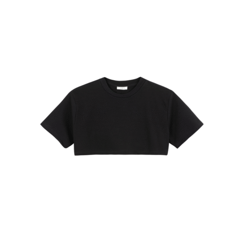 mila crop top Black