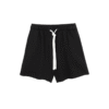mila cut shorts Black