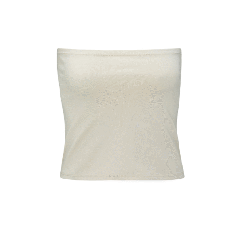 LUNA CLASSIC STRAPLESS CROP Beige