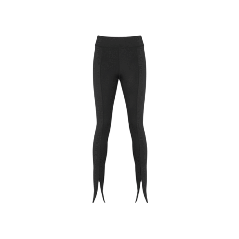 LUNA zip leggings Black